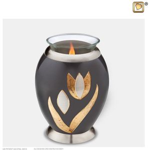 Urn met Waxinelichtje Messing Tulp (0.49 liter)