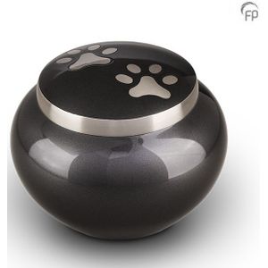 Dieren Urn - Zilverkleur - Messing - Pootafdrukken