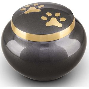 Messing Dieren Urn - Handgemaakt - Glossy Coating - Tot 30 Kilo