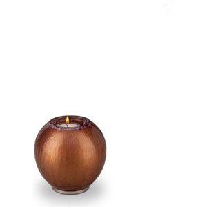 Urn met Waxinelichtje Brons Craquele (0.7 liter)