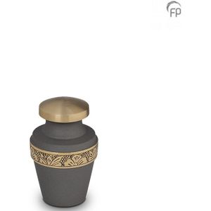Funeral Products - Mini Vaas Urn - Geel - Handgemaakt - 0.05 Liter