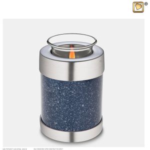 Kaarshouder Dieren Urn Gespikkeld Indigo (0.45 liter)