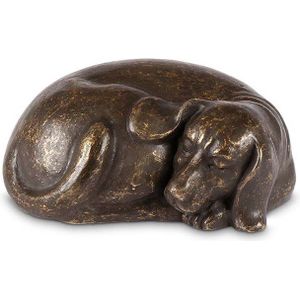 Brons Honden Asbeeldje (0.65 liter)