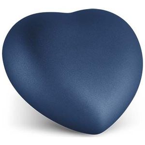 Kleine Hart Urn Marineblauw (0.5 liter)