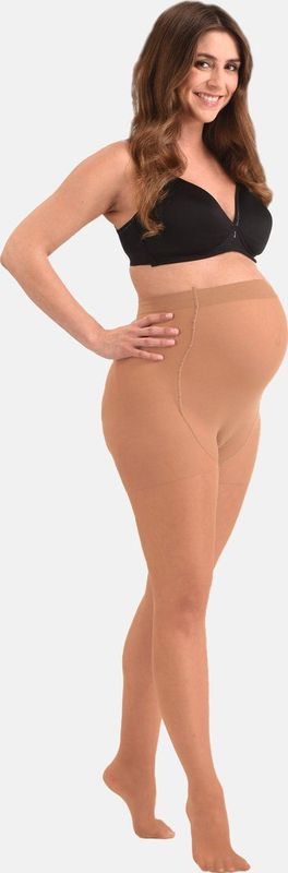 Mamsy - Super Comfortabele - Zwangerschaps Panty - Naturel - 20 Denier