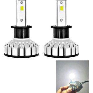 2 STKS R8 H3 30 W 3500LM 6000 K IP65 Waterdichte Auto LED Koplamp met 2 COB Lampen, DC 9-36 V (Wit Licht)