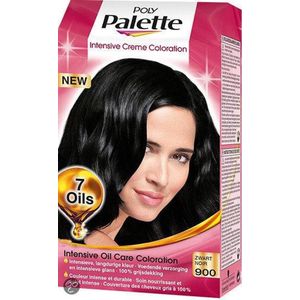 Schwarzkopf Poly Palette - Haarverf - 900 - Zwart - 115ml x 3