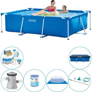 Frame Pool Zwembad  - 220 x 150 x 60 cm - Inclusief Accessoires