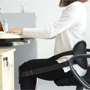Correctio Rug Steun Zwart - Postuur Corrector- Houding Ondersteuner- Rug & Schouder Correctie- Stoel - Rugbrace