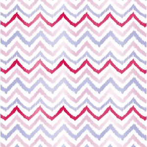 Inpakpapier Zig Zag Rood Blauw- Breedte 70 cm - m lang - Breedte 70 cm