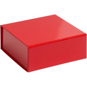 Geschenkdoos opbergdoos ROOD, 14x14,5x5,7cm (5 stuks)