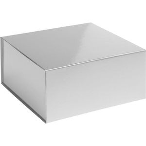 Geschenkdoos opbergdoos ZILVER, 23x23x11cm (5 stuks)