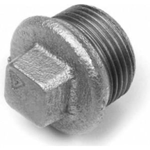 Vierkante Plug Nr.290 Gegalvaniseerd 1/8