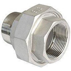 Rechte koppeling Nr.341 RVS 3/8”
