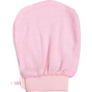 Boozyshop ® Exfoliating Glove - Scrub Handschoen - Verwijdert dode huidcellen - Voor een gladde en stralende huid - Skin Exfoliating Mitt - Roze