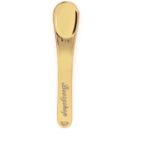 Boozyshop ® Cosmetische spatel - Spatula - Skincare applicator - Masker Spatel - Gezichtscreme lepel - Metal Mask and Moisturizer Spatula