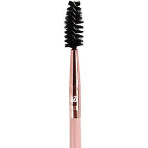 Boozyshop ® Wenkbrauw Kwast Pink & Rose Gold - Lash & Brow Brush - Om je wimpers en wenkbrauwen mee in model te brengen - Make-up Kwasten - Hoge kwaliteit Wenkbrauwkwast