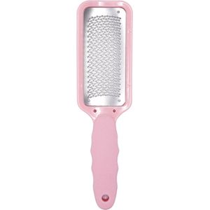 Boozyshop ® Voetvijl - Voetverzorging - Pedicure - Verwijdert eelt en dode huidcellen - Zijdezachte en egale voeten - Foot File - Roze