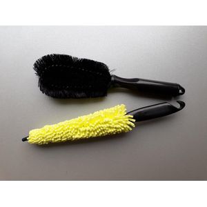 Velgenborstel Set - 2 Stuks - Handige Velgenborstels voor Autovelgen