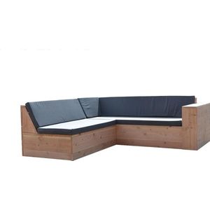 Wood4you - Loungeset 1 Douglas - GL-vorm - incl. kussens - 220cm - 220cm