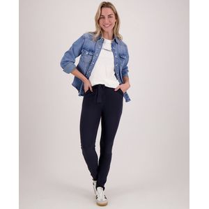 Je m'appelle Travelstof At Work Broek Slim fit Met stretch - Blauw - Maat S