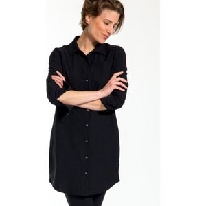 Je m'appelle Travelstof At Work Tuniek Met stretch - Zwart - Maat XS