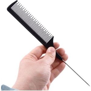 Puntkam|Styling Tool zwart|Kapper Kam|Haar Kam|Haar Accessoire