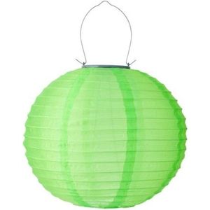 Solar lampion rond groen 35 cm (zonne-energie)