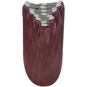 Remy Human Hair extensions Double Weft straight 22 - 99J#