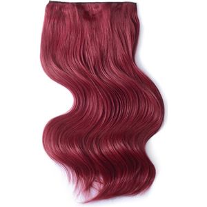 Remy Human Hair extensions Double Weft straight 22 - rood 530#