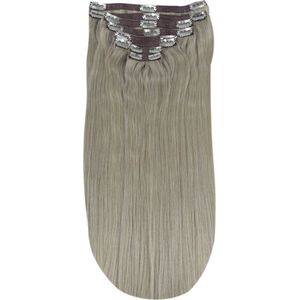 Remy Human Hair extensions Double Weft straight 18 - Silver Sand#