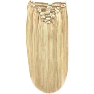 Remy Human Hair extensions Double Weft straight 18 - blond 27/613#