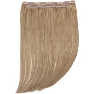 Remy Human Hair extensions Quad Weft straight 16 - bruin 8#