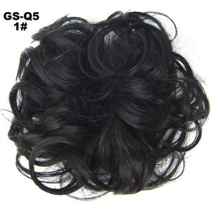 Haar Wrap, Brazilian hairextensions knotje zwart 1#