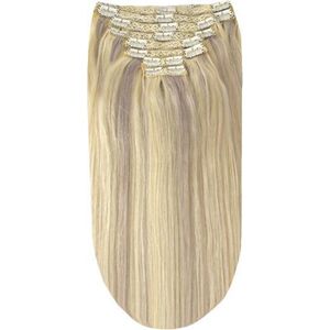 Remy Human Hair extensions straight - blond / silver sand 60/SS