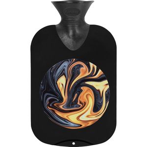 Warm water kruik - Met zachte hoes marmer bal