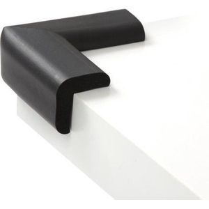 ProtectKids - Foam Tafelhoek voor scherpe hoek - Hoekbeschermers - 8 stuks - Zwart
