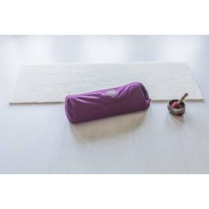 Yin Yoga mat Wol extra dik inclusief draagtas - 75 x 200cm extra breed en lang