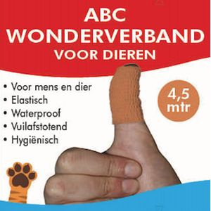 Trophax - Wonderverband - Wit - 4,5m x 5cm - Zelfhechtend Verbandmiddel