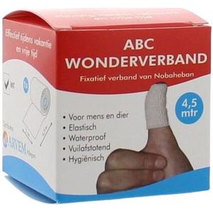 Trophax - Wonderverband - Wit - 4,5m x 5cm - Zelfhechtend Verbandmiddel