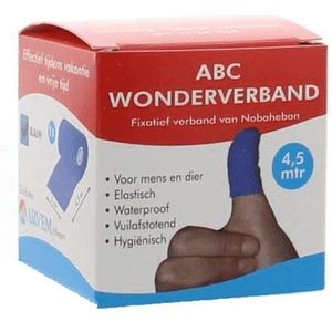 ABC - Wonderverband - Blauw - 4.5m x 5cm - Medisch Hulpmiddel