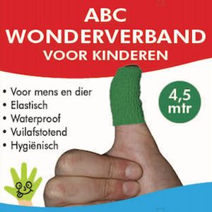ABC Wondverband Wonderverband groen kinderen 1st