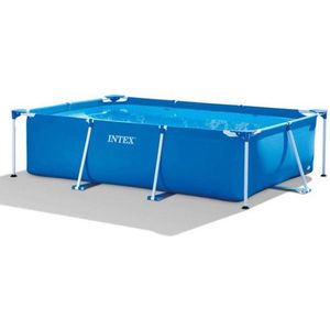 Intex Metal Frame Pool 300x200x75 cm + afdekhoes Bestway - Sterk opzetzwembad - familiebad- Zwembad