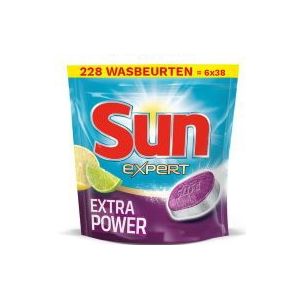 Sun All-in-1 Extra Power vaatwastabletten (228 vaatwasbeurten)