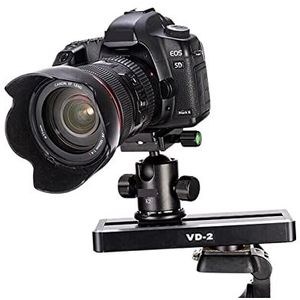 Actiecamera's VD-2 micro-shift afstand-toenemende rail kleine afdrukfotografie bureaublad mobiele telefoon camera kleine railcamera SLR Meerdere opnamemodi, eenvoudig fotograferen (Size : VD-2+K2)