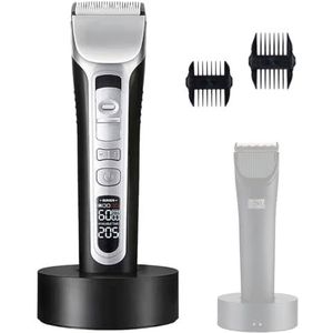 Fading Culture De 2.0, de 2.0 draadloze tondeuse, tondeuse met afneembaar mes, oplaadbare professionele kapperstondeuse met LED-display