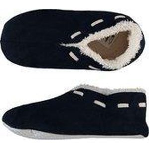 Apollo - Spaanse Sloffen - Donkerblauw - Warm en Comfortabel