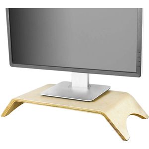 Simpletrade Monitor standaard - Monitor verhoger - Ergonomisch - Berkenhout - 36x22x9 cm