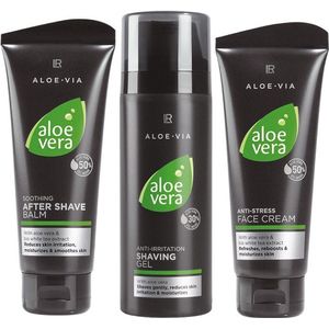 scheer verzorgings set, Aloe vera mannen gezichts verzorgings set