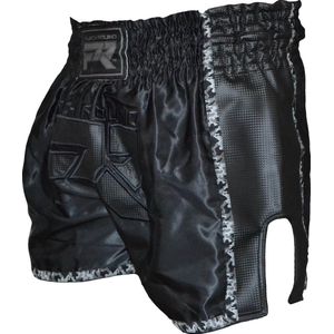 Punch Round Muay Thai Shorts Dull Carbon Camo